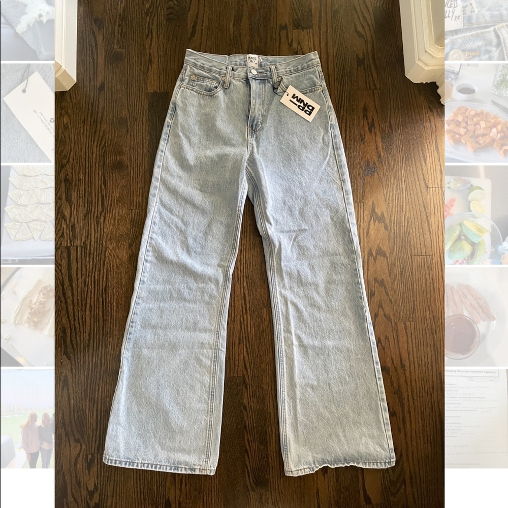 Princess Polly Maple flare denim jeans